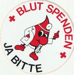 Sticker bloeddonor (12) - Blut spenden... Ja bitte, Verzenden, Zo goed als nieuw, Overige typen