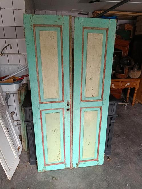 Antieke Brocante deurtjes, Huis en Inrichting, Woonaccessoires | Kamerschermen, Zo goed als nieuw, Ophalen
