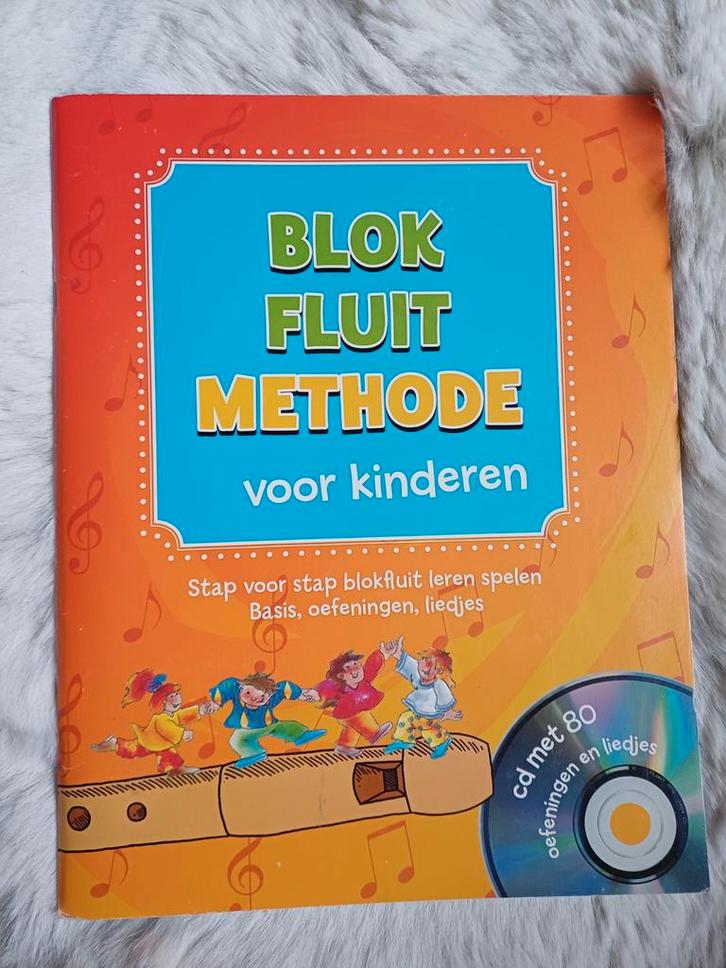 Blokfluit Methode voor Kinderen + CD, Boeken, Studieboeken en Cursussen, Zo goed als nieuw, Niet van toepassing, Ophalen of Verzenden