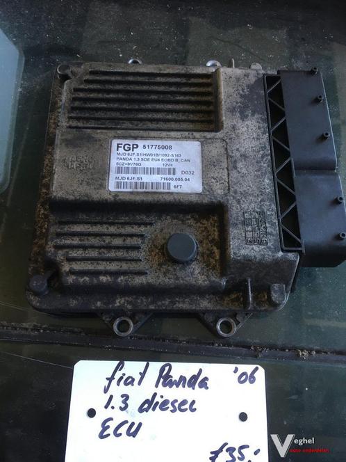 fiat panda '06 ECU 1.3 diesel, Auto-onderdelen, Elektronica en Kabels, Gebruikt, Ophalen of Verzenden
