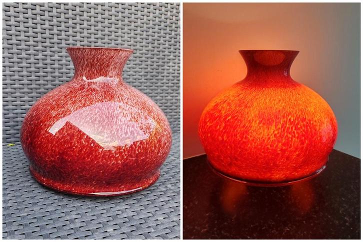 Prachtige art-nouveaustijl lampenkap, Huis en Inrichting, Lampen | Lampenkappen, Zo goed als nieuw, Minder dan 25 cm, Rond, Ophalen