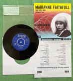 Single Marianne Faithfull This Little Bird Decca F12162, Ophalen of Verzenden, 1960 tot 1980, Zo goed als nieuw, Overige formaten