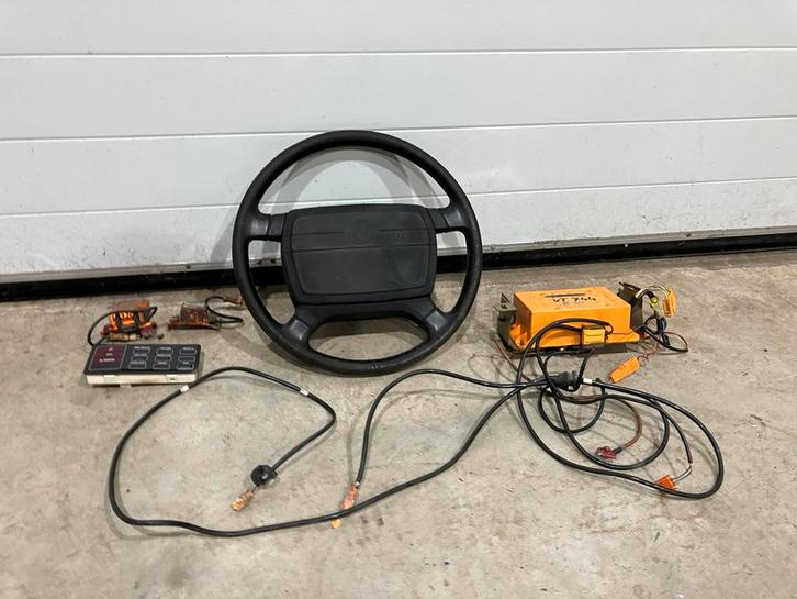 BMW e23 e24 e28 e30 e32 airbag leren stuur compleet systeem, Auto-onderdelen, Besturing, BMW, Gebruikt, Ophalen of Verzenden