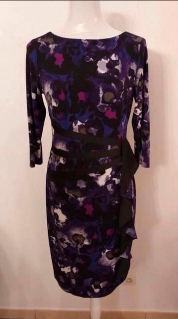 Ribkoff elegante jurk 3/4 mouwen kleurrijke tinten maat 36 beschikbaar voor biedingen