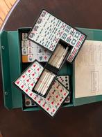 Mahjong spel - originele Mah jongg Bamboe, Ophalen of Verzenden, Zo goed als nieuw