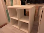 Ikea Kallax Kast - Wit - 4 Vakken, Ophalen, Met plank(en), Zo goed als nieuw, Minder dan 100 cm