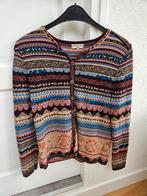 Te koop Ivko vest, merino wol, bruin/rood,, Ivko, Maat 42/44 (L), Ophalen of Verzenden, Zo goed als nieuw