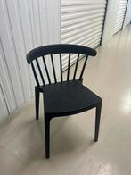 Fonq eetkamerstoelen 4 stuks, Huis en Inrichting, Stoelen, Kunststof, Gebruikt, Zwart, Ophalen of Verzenden