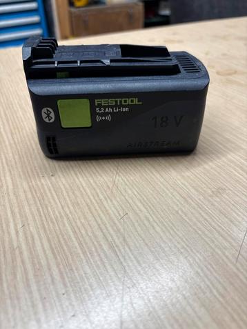 Festool 18V 5.2Ah Accu - Zo goed als nieuw! beschikbaar voor biedingen