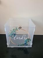 Enveloppen doos bruiloft, Hobby en Vrije tijd, Feestartikelen, Ophalen of Verzenden, Zo goed als nieuw, Versiering, Geboorte of Huwelijk