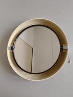 Allibert vintage design wandspiegel, beige, diameter 61,5 cm, Ophalen, Minder dan 50 cm, Gebruikt, Minder dan 100 cm