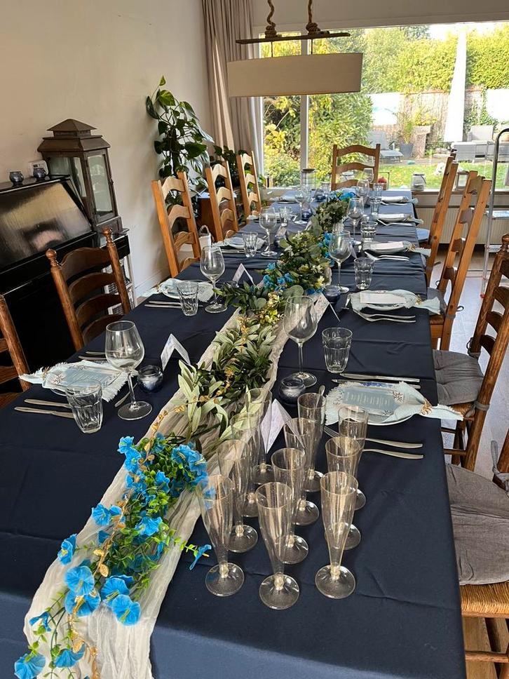 Mama mia 21 diner artikelen 13x  stoelen en accessoires, Hobby en Vrije tijd, Feestartikelen | Verhuur, Gebruikt, Ophalen