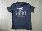 Donkerblauw T-shirt Mustang small, Blauw, Ophalen of Verzenden, Mustang, Gedragen