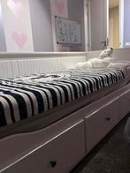 Ikea Hemnes Uitschuifbed - Zo Goed Als Nieuw!, Ophalen, Verstelbaar, Eenpersoons, Wit