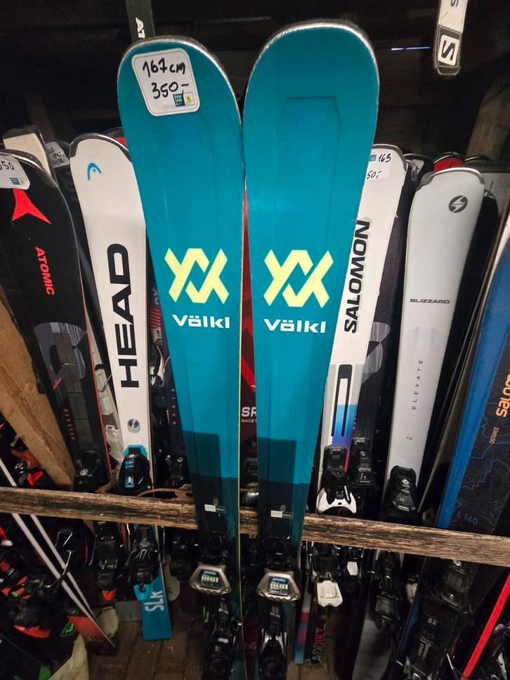 167cm VOLKL DEACON 84 ALL MOUNTAIN 3D RADIUS, Sport en Fitness, Skiën en Langlaufen, Zo goed als nieuw, Ski's, Skiën, Overige merken