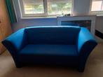 Gratis op te halen: Gebruikte blauwe 3 zits en 2 zits bank., Ophalen, Gebruikt, Tweepersoons, 75 tot 100 cm