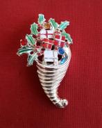 Vintage Kerstbroche van Beatrix Jewels., Sieraden, Tassen en Uiterlijk, Verzenden, Overige materialen, Broche