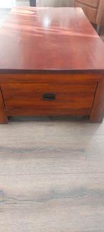Massieve kersenhouten salontafel - Wegens verhuizing!, Huis en Inrichting, Ophalen, Gebruikt, Klassiek, Kersenhout