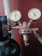 Drukmeter / reduceer ventiel voor gasflessen, Ophalen of Verzenden, Zo goed als nieuw