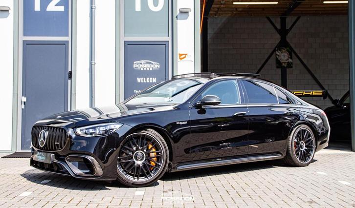 Mercedes-Benz S-klasse AMG 63 S E Performance Keramisch | Ca, Auto's, Mercedes-Benz, Bedrijf, Te koop, S-Klasse, 360° camera, 4x4