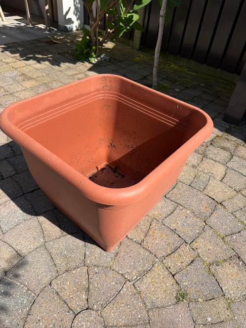 Greenmotion Plantenbak Terracotta, Tuin en Terras, Bloembakken en Plantenbakken, Zo goed als nieuw, Kunststof, Minder dan 60 cm