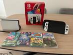 Nitendo switch Oled als nieuw!!, Met games, Zo goed als nieuw, Met 1 controller, Switch OLED