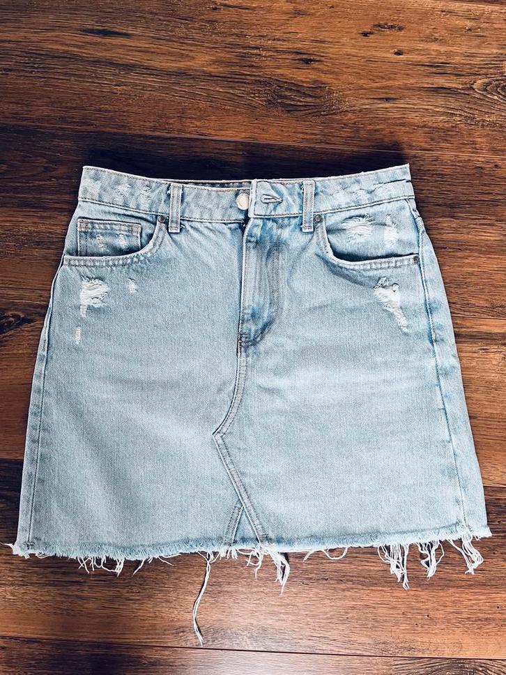 Zara denim mini rok - maat 36, Kleding | Dames, Rokken, Nieuw, Maat 36 (S), Blauw, Boven de knie, Ophalen of Verzenden
