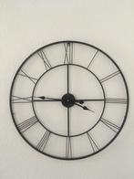 Stoer Metaal Zwart Grijs Roest Wandklok 78cm Nieuw XXL, Huis en Inrichting, Woonaccessoires | Klokken, Ophalen, Nieuw, Wandklok