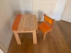 Schattig houten setje voor kleuters, Kinderen en Baby's, Ophalen, Gebruikt, Tafel(s) en Stoel(en)