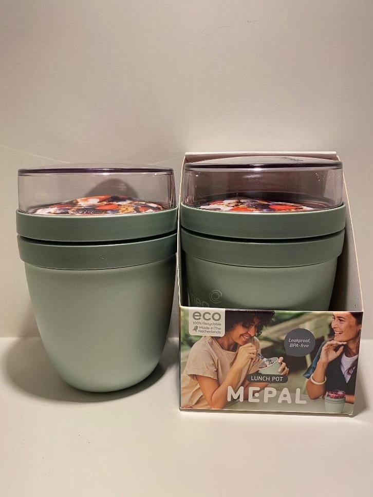 Twee Mepal yoghurt beker, Huis en Inrichting, Keuken | Servies, Nieuw, Overige typen, Overige stijlen, Overige materialen, Ophalen of Verzenden