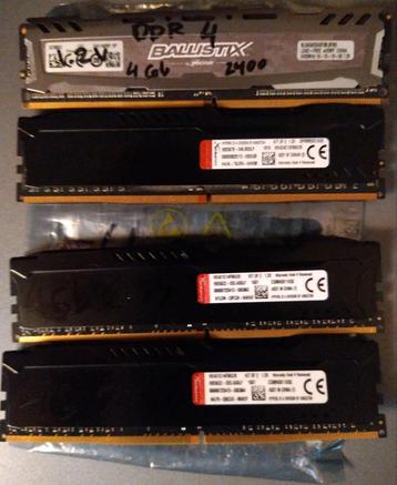 16 GB DDR4 RAM geheugenmodules beschikbaar voor biedingen