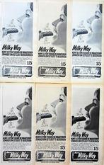 21 vintage advertenties reclames Milky Way 1963-77 chocolade, Ophalen