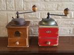 Vintage draai Koffiemolens - Set van 2 PeDe en HT Armin?, Ophalen of Verzenden