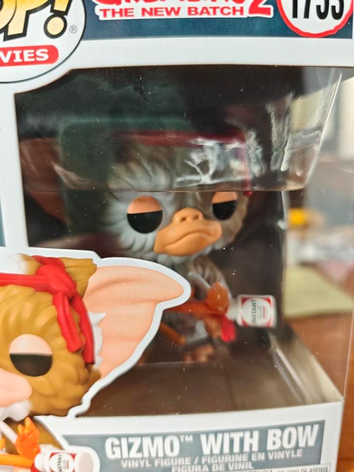 Funko Pop! Gremlins 2 - Gizmo With Bow #1753, Verzamelen, Poppetjes en Figuurtjes, Zo goed als nieuw, Ophalen of Verzenden