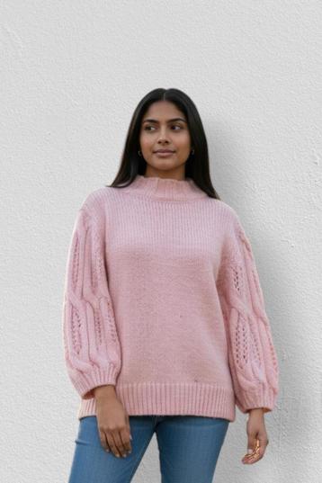 ONLY – Elegant & Statement Pink Turtleneck – XL 💎 beschikbaar voor biedingen