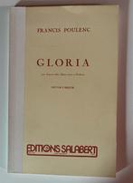 Francis Poulenc GLORIA PARTITION D'ORCHESTRE, Muziek en Instrumenten, Bladmuziek, Piano, Klassiek, Ophalen of Verzenden, Zo goed als nieuw