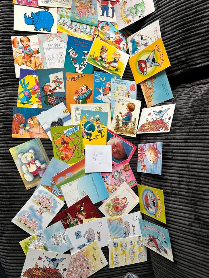 49 Oudere Kinderkaarten, Verzamelen, Ansichtkaarten | Themakaarten, Ongelopen, Ophalen of Verzenden