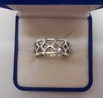 Zilveren vintage ring maat 18.25 nr.997, 18 tot 19, Verzenden, Zo goed als nieuw, Dame
