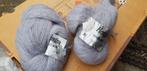2 bollen grijze mohair wol  merk herga mohair, Ophalen of Verzenden, Nieuw, Breien of Haken, Wol of Garen