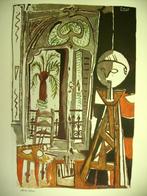 Picasso (1881) Kleur Lithografie" Het Atelier " Gen Ges, Ophalen of Verzenden