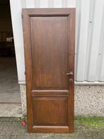 Prachtset zeer oude antieke paneeldeuren, Zo goed als nieuw, Hout, 200 tot 215 cm, Binnendeur