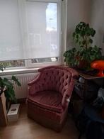 Mooie stoel met beschadiging - Opknapper!, Huis en Inrichting, Ophalen, Gebruikt, Stof, 50 tot 75 cm