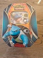 Pokemon Blastoise EX 2017 Tin Nieuw en Sealed !, Ophalen of Verzenden, Nieuw, Boosterbox, Foil
