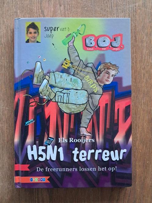 Els Rooijers - H5N1 terreur, Boeken, Kinderboeken | Jeugd | 10 tot 12 jaar, Gelezen, Ophalen of Verzenden