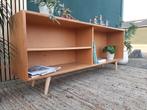 Vintage design boekenkastje Deens open kastje jr 60 70, 50 tot 100 cm, Minder dan 100 cm, 25 tot 50 cm, Met plank(en)