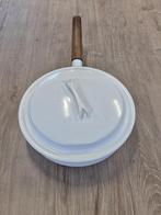 Vintage ‘60 emaille Finel Arabia / Kaj Franck braadpan, Ophalen of Verzenden, Gebruikt, Overige materialen, Koekenpan of Braadpan