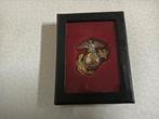 Replica insigne United States Marine Corps, USMC, replica, Verzamelen, Ophalen of Verzenden, Marine, Amerika, Embleem of Badge