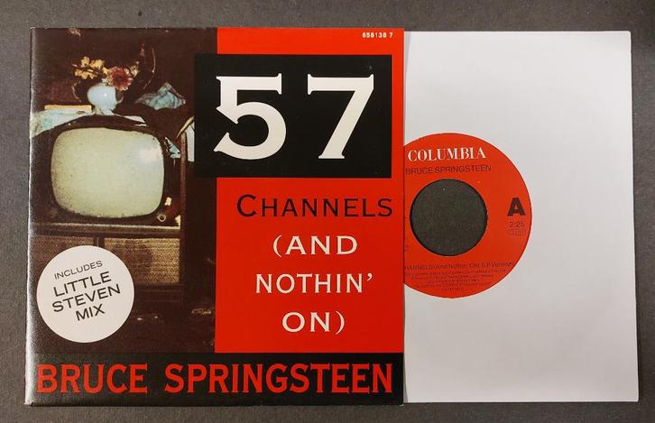 Bruce Springsteen VINYL SINGLE 57 Channels NIEUW !, Cd's en Dvd's, Vinyl Singles, Nieuw in verpakking, Single, Pop, 7 inch, Verzenden