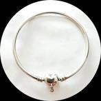 Pandora Bangle 19 cm Armband Oneindig Hart 598891C00 /bedel, Ophalen of Verzenden, Gebruikt, Zilver, Zilver