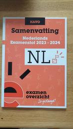 Samenvatting Nederlands Examenstof 2023-2024, ISBN 978 94 64, Ophalen of Verzenden, Zo goed als nieuw, VWO, Nederlands
